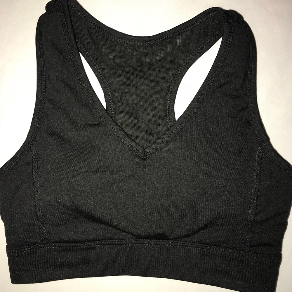 Black Sports Bra - Picture 1 of 2